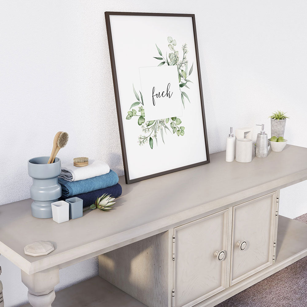 Tablou Floral F*ck, A3, 42x29,7cm