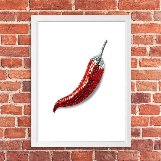 Tablou Disco Chili Pepper, A3, 42x30cm