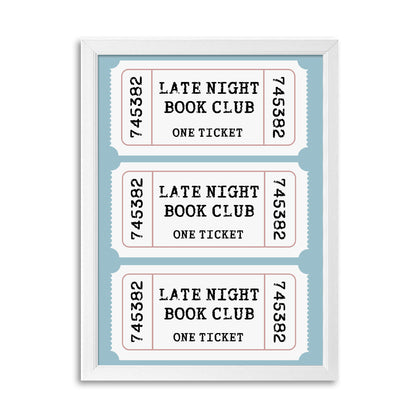 Tablou Late night book club, A3, 42x30cm