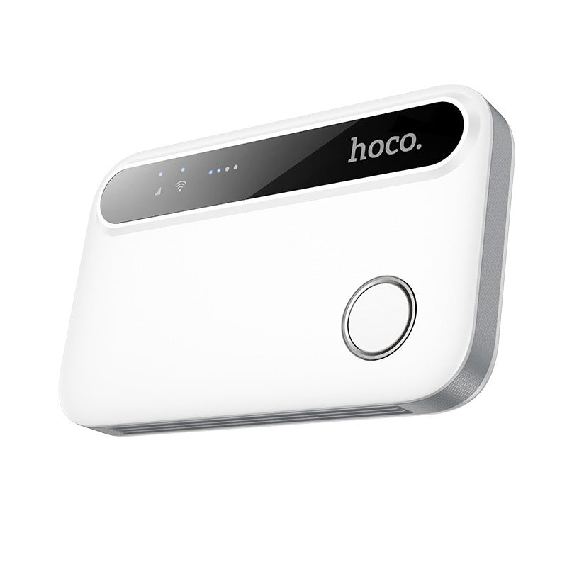Router wireless portabil WiFi 6, 150 Mbps, micro-SIM, 2100 mAh, alb -Hoco HI41