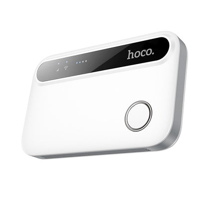 Router wireless portabil WiFi 6, 150 Mbps, micro-SIM, 2100 mAh, alb -Hoco HI41