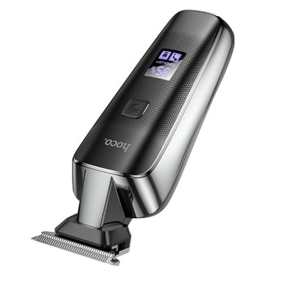 Aparat de tuns, Hoco Hair Clipper, Portabil, 600mAh, 7000RPM, Display LED, Negru - Hoco HP23
