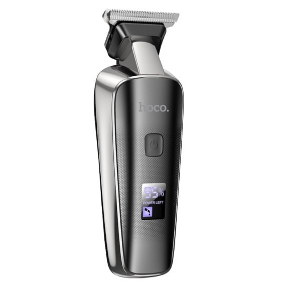 Aparat de tuns, Hoco Hair Clipper, Portabil, 600mAh, 7000RPM, Display LED, Negru - Hoco HP23
